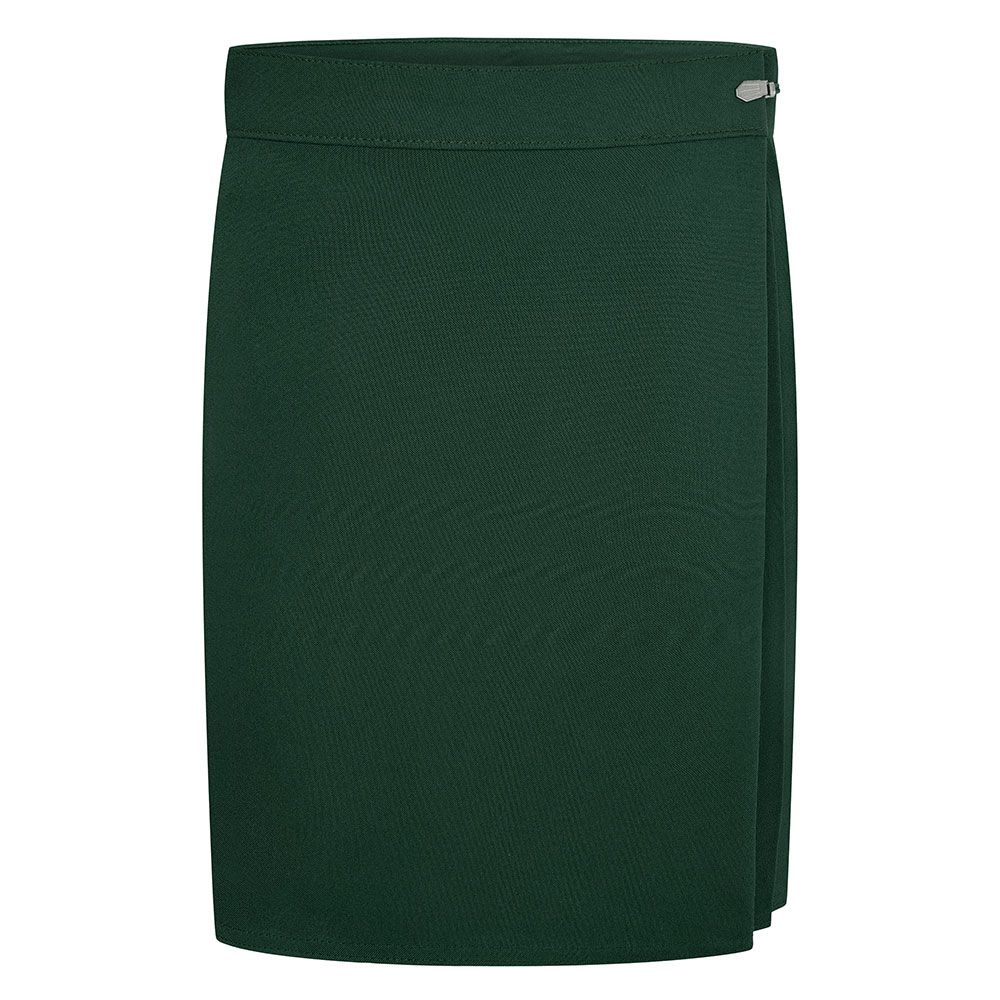 2 pack Bottle Green School PE pleated Gym skirt 22-24 inch waist BNWT 56-61cms 