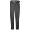 large waist boys school trousers grey front