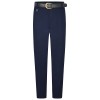 large waist boys school trousers navy front