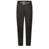 Senior boys school trousers charcoal front