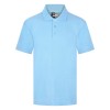 sky blue school polo shirt