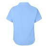 sky blue school blouse revere short sleeve ba