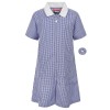 blue gingham summer school dress