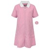 pink gingham summer school dress