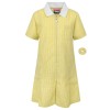 yellow gingham summer school dress