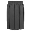 grey box pleat school skirt back