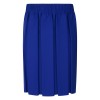 royal blue box pleat school skirt