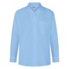 sky blue school blouse revere