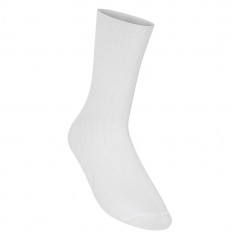 white ribbed socks (pack of 3)