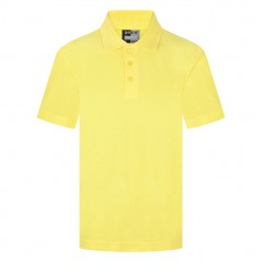 yellow school polo shirt