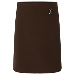 brown school skirt lycra
