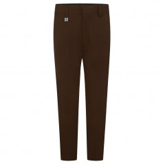 brown school trousers slim