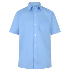 sky blue school shirt